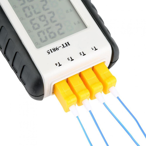 Sensor De Termopar Digital Tipo K De 4 Canales Ht-9815