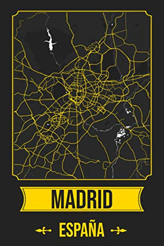 Madrid España Cuaderno: Squareious De La Ciudad De Madrid Ho