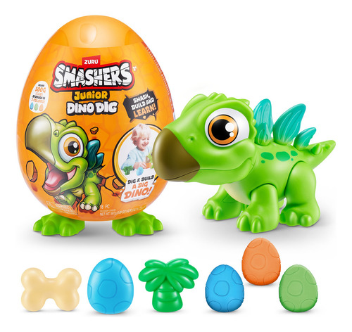 Zuru Smashers Junior Dino Dig Huevo Chico Jurassic Sorpresa