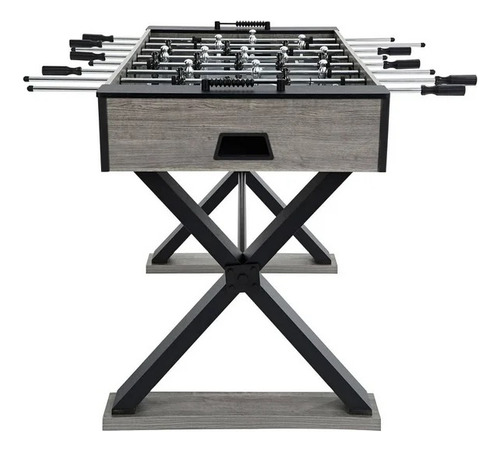 Mesa De Futbolito Md Sports Modelo Premium Mesa De Futbolito Gris Oscuro