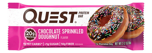 Quest Bar 60g Sabor Sprinkled Doughnut