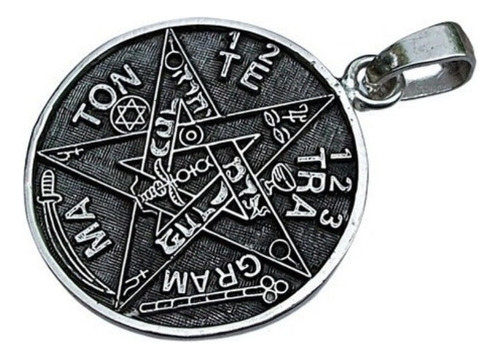 Dije Personalizado Tetragramaton Tapado Resistente Plata Ley