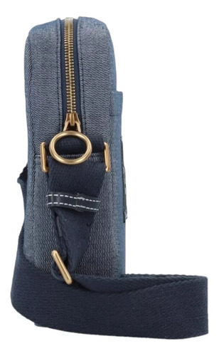 Bandolera De Hombre Tommy Hilfiger Sky Blue - Original