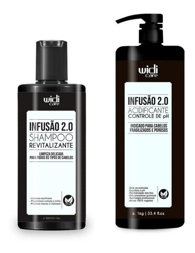 Kit Widi Care Infusão 2.0 Shampoo 300ml + Acidificante 1kg