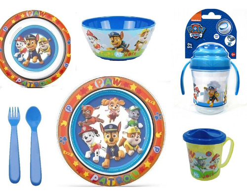 Vaso Infantil Cierre Antiderrame Paw Patrol Cars Original