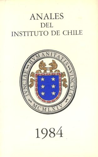 Anales Del Instituto De Chile, Año 1984