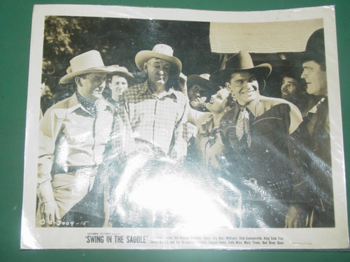 Cowboys Fotografia Antigua Publicidad Columbia Pictures
