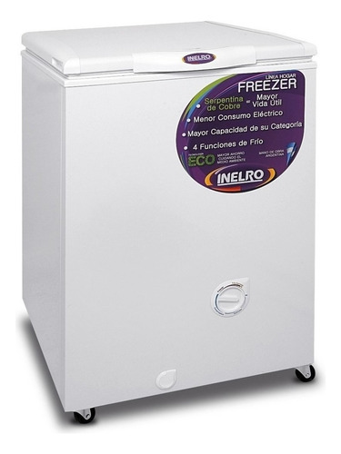 Freezer Horizontal Inelro Fih 130 A+ Inverter 135 Litros