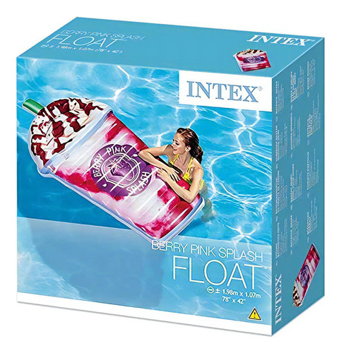 Intex Inflable Baya Rosa Splash Piscina Flotador Multicolor