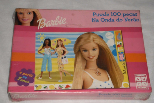 Quebra Cabeça - Puzzle - Barbie - Grow - Lacrado