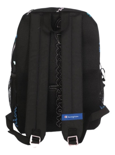 Mochila Champion Y Lonchera Incluida Escolar Azul Oscuro Liso
