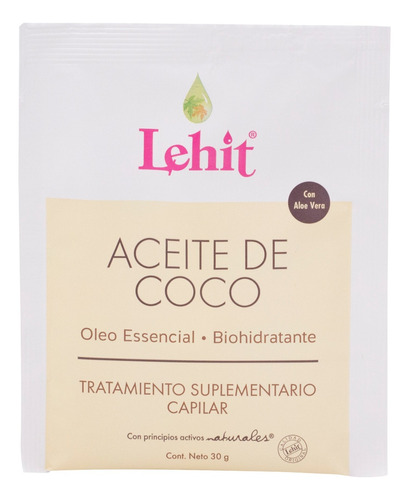 Hidratación De Aceite De Coco Lehit X 3 Unidades