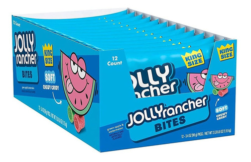 Jolly Rancher Bites Caramelo Masticable Con Sabor A Manzana