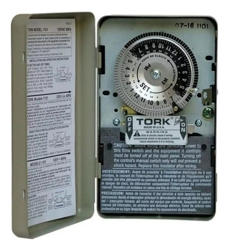 Reloj Timer Tork Sencillo Para Bomba De Alberca 220v