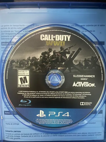 Call Of Duty: Ww2 Ps4 Fisico (Usado)