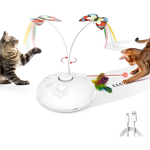 Potaroma Cat Laser Toys Interactive, 4in1 Recargable Kitten 