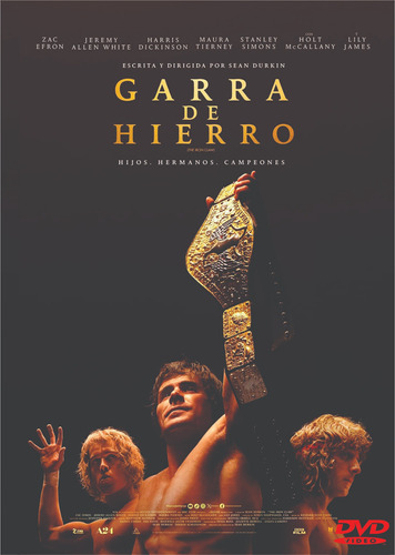 Garra De Hierro - The Iron Claw ( Zac Efrom ) - 2024 - Dvd