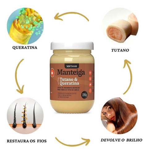 Creme De Reconstrução E Nutrição Capilar Tutano E Queratina