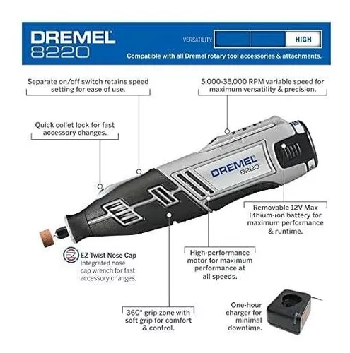 Herramienta Giratoria Inalámbrico Dremel Dremel 8220-2/28 De