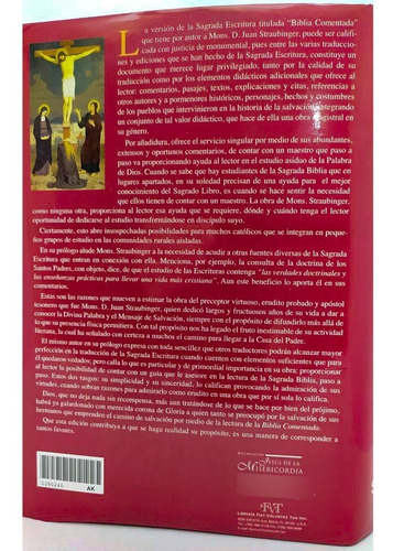 Imagen 3 de 8 de Biblia Comentada Straubinger . Completa