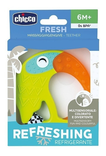 Imagen 2 de 7 de Mordillo Chicco Fresh Funny 6m+ Tucan