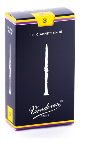 Caña Clarinete Sib-bb Vandoren Cr10 (caja X 10 Unds)