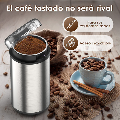Molino De Café Y Especias 70g Acero Inoxidable