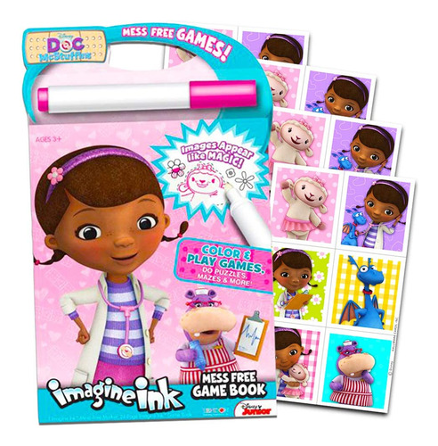 Disney Doc Mcstuffins Imagine Ink Libro Para Colorear (inclu