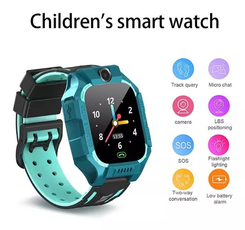 Comprar Smartwatch Q19 - Verde - Relógio Infantil - Câmera