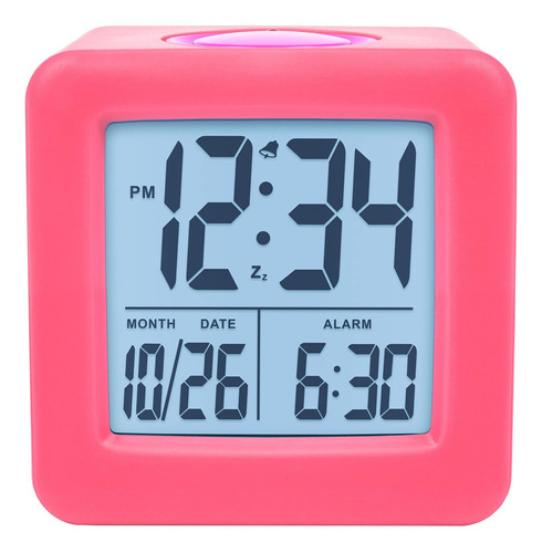 Equity By La Crosse 73002 - Reloj Despertador Lcd Con Forma 