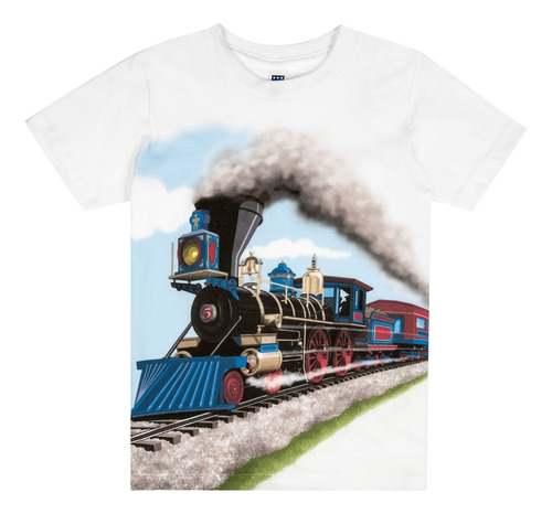 Camisas Locomotora De Vapor Que Van Little Boys 'camiseta, 1
