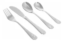 Comprar Kit De Talheres Inox Infantil Criança Baby Bebê Papinha 