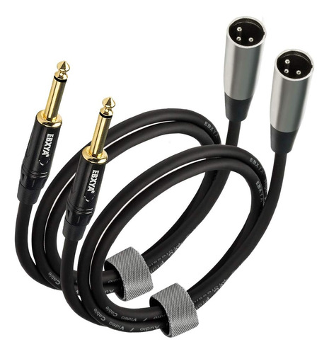 Cable Desequilibrado Ts Mono De 1/4 Pulgadas A Xlr Macho Des