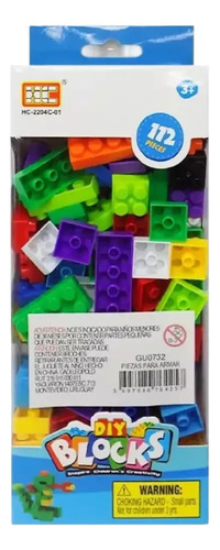 Bloques Para Armar De Plástico - 112 Piezas