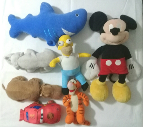 Lote De 7 Peluches Para Niños Y Niñas. Usados. (Usado)
