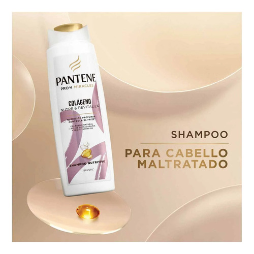 Shampoo Pantene Pro-v Colágeno Nutre & Revitaliza 510 Ml