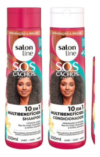 Salon Line Kit Shampoo Y Acondicionador 10en1 Multibeneficio