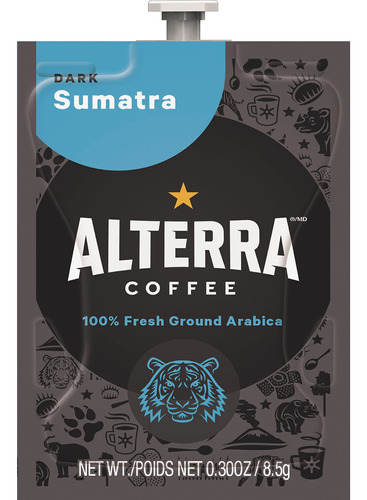 Flavia Alterra Coffee, Sumatra, Paquetes Frescos De 20 Unid.