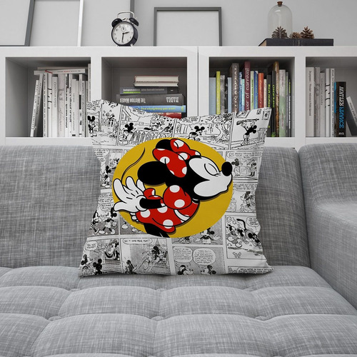 Imagen 2 de 3 de Almohadon Decorativo Almohadones Decorativos De 40x40 Minnie