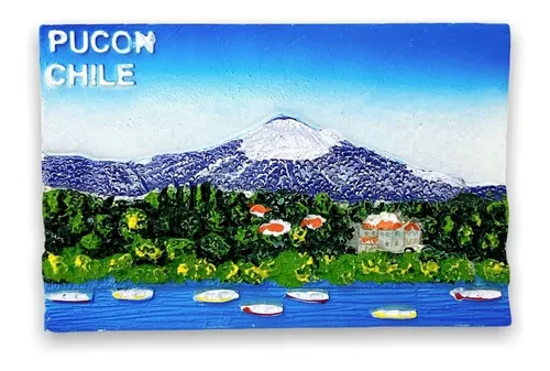 comprar Iman Decorativo Con Relieve Ciudades De Chile