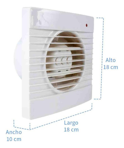 Extractor De Aire Iusa 5 Pulgadas Para Interiores