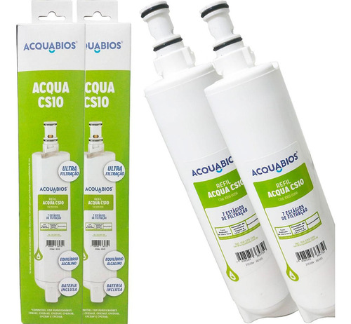 Kit 2 Filtro Refil Classe A Compatível Purificador Consul