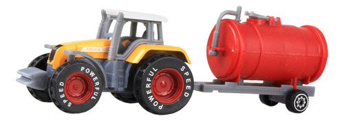 Farm Tractor Truck Toy Push And Go Party Supplies Orange