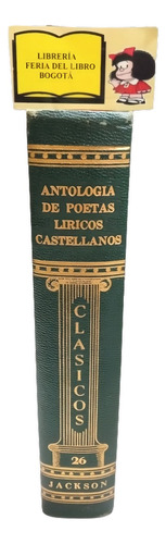 Poetas Liricos Ingleses - Clásicos Jackson - 1968 - Vol 34