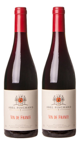 Kit 2 Vinhos Vin De France Rouge Tinto França 750ml