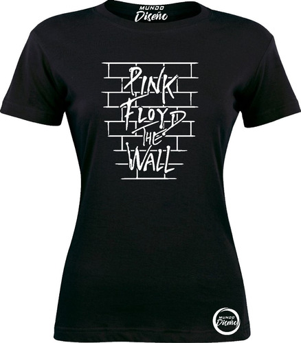 Polera De Mujer Manga Corta Pink Floyd The Wall