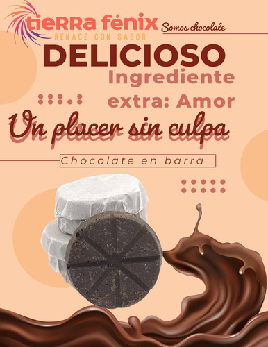 Tierra Fénix Chocolate En Barra Con Cacao