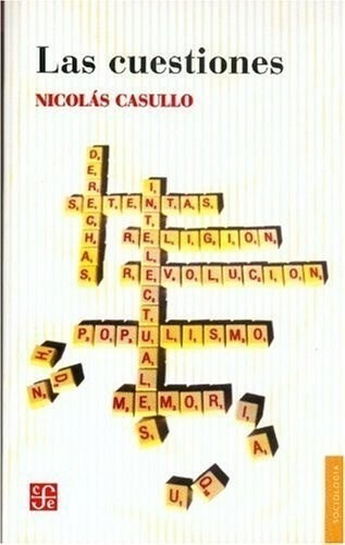Libro Las Cuestiones De Nicolas Casullo