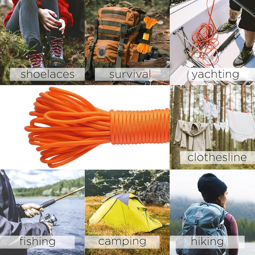 Teceum Paracord Nylon Ideal Para Supervivencia Y Camping