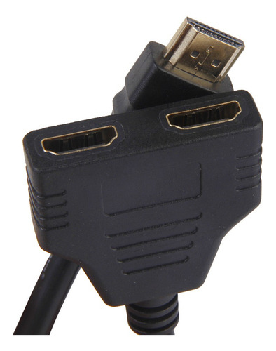 Hdmi Macho A 2 Hembra Cable Adaptador Convertidor Para